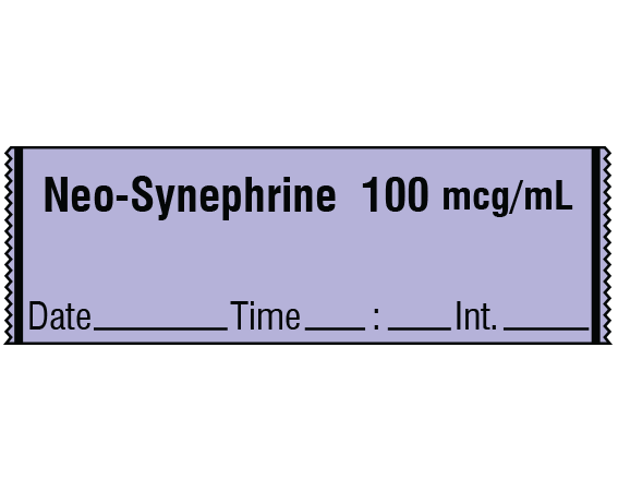 SA-2809-DTI Anesthesia Drug Labels for Syringe Identification - Tape Form