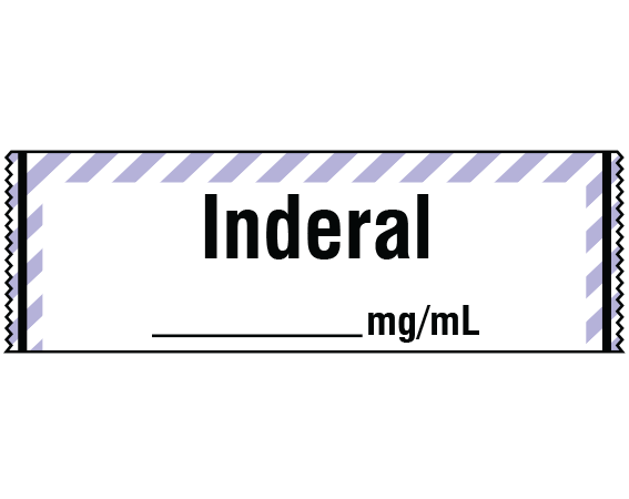SA-295 Anesthesia Drug Labels for Syringe Identification - Tape Form