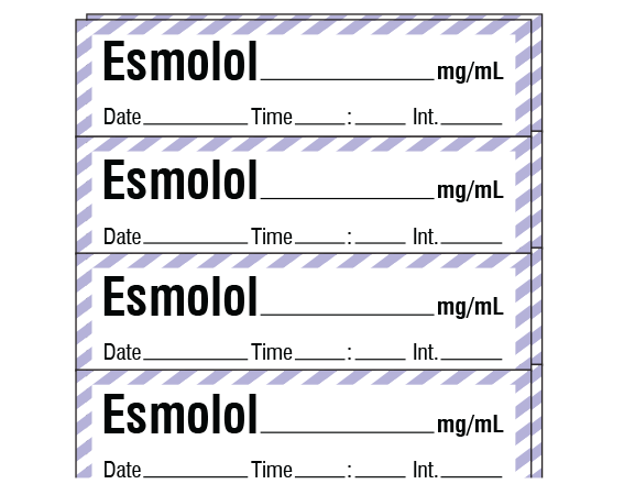 SA-297-DTI-PK Anesthesia Drug Labels for Syringe Identification - Pack Form