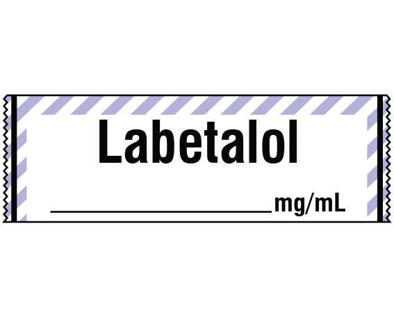 SA-298 Anesthesia Drug Labels for Syringe Identification - Tape Form