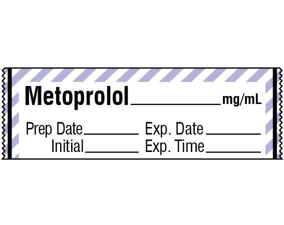 SA-299-EXP Anesthesia Drug Labels for Syringe Identification - Tape Form