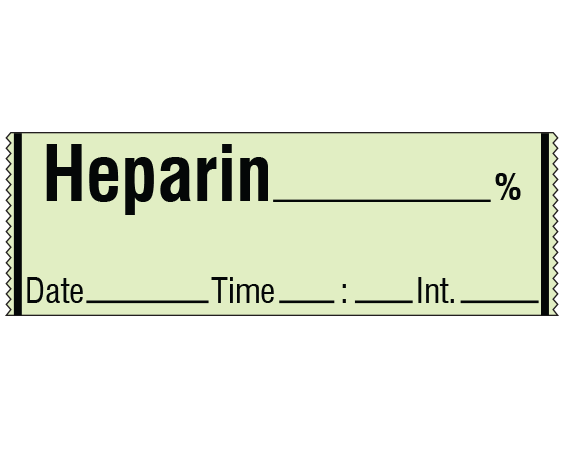 SA-30-DTI Anesthesia Drug Labels for Syringe Identification - Tape Form
