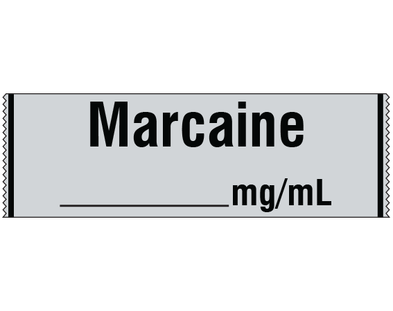 SA-3001 Anesthesia Drug Labels for Syringe Identification - Tape Form