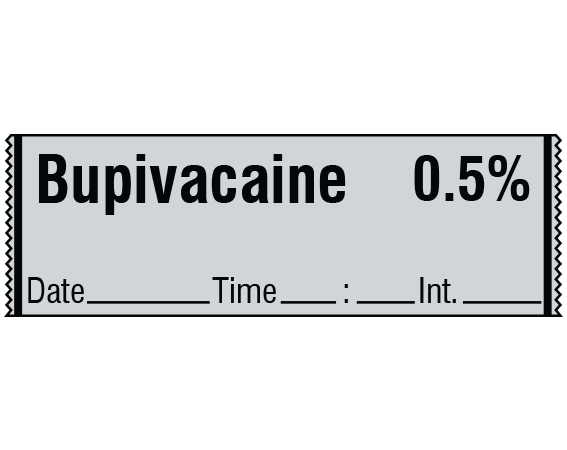 SA-3007-DTI Anesthesia Drug Labels for Syringe Identification - Tape Form