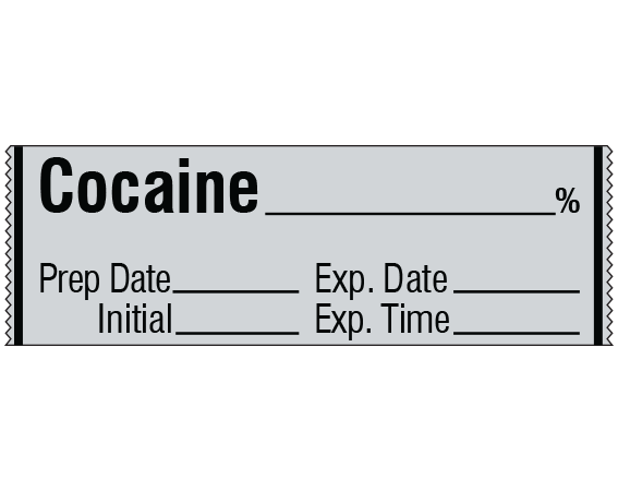SA-305-EXP Anesthesia Labeling Tape for Syringe Identification