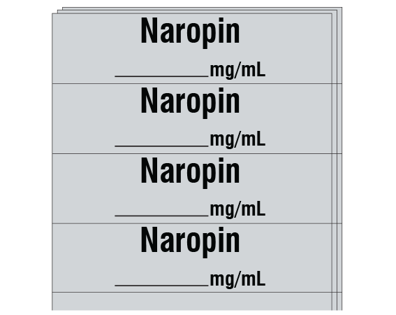 SA-309-PK Anesthesia Drug Labels for Syringe Identification - Pack Form