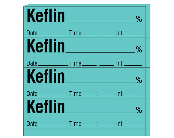 SA-31-DTI-PK Anesthesia Drug Labels for Syringe Identification - Pack Form