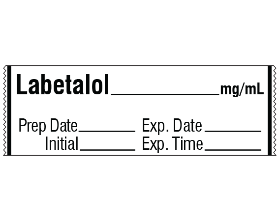 SA-3213-EXP Anesthesia Drug Labels for Syringe Identification - Tape Form