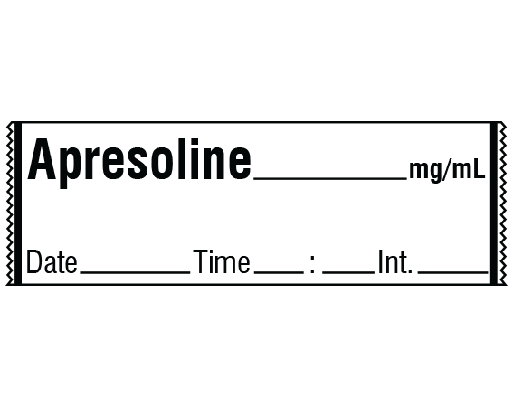 SA-3214-DTI Anesthesia Drug Labels for Syringe Identification - Tape Form