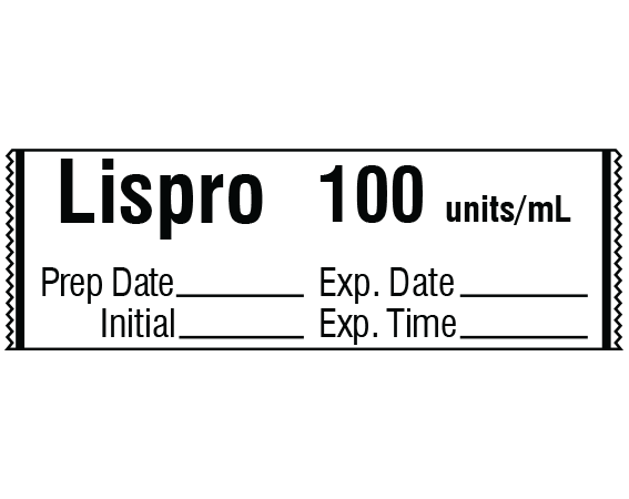 SA-3247-EXP Anesthesia Drug Labels for Syringe Identification - Tape Form