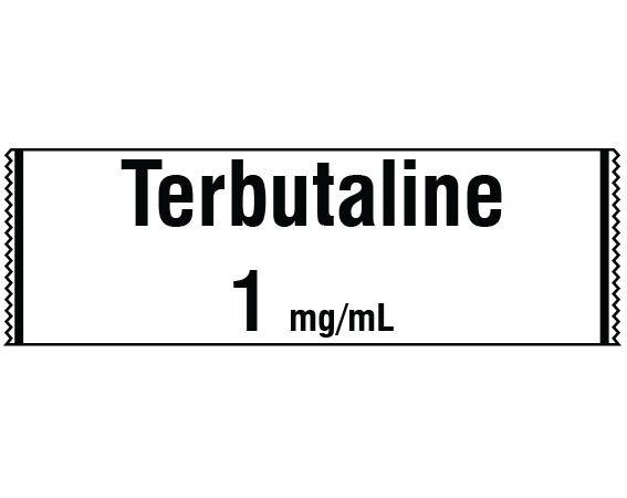 SA-3258 Anesthesia Drug Labels for Syringe Identification - Tape Form