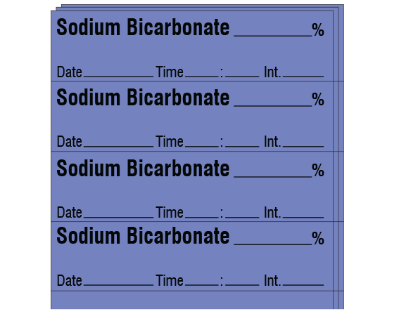 SA-45-DTI-PK Anesthesia Drug Labels for Syringe Identification - Pack Form