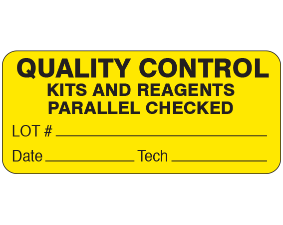 UPCR-6061 Communication Labels for Quality Control