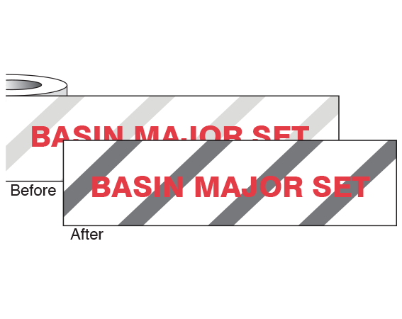 CS-117 Imprinted Identification Tape for Steam Autoclaves