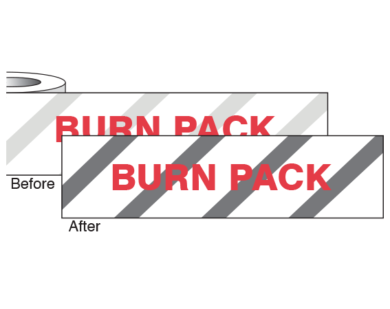 CS-123 Imprinted Identification Tape for Steam Autoclaves