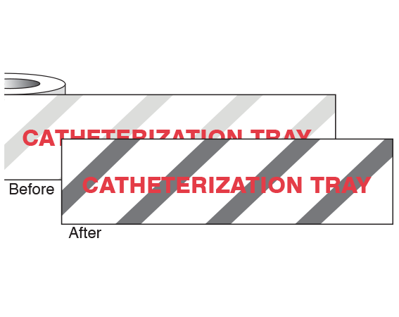 CS-127 Imprinted Identification Tape for Steam Autoclaves