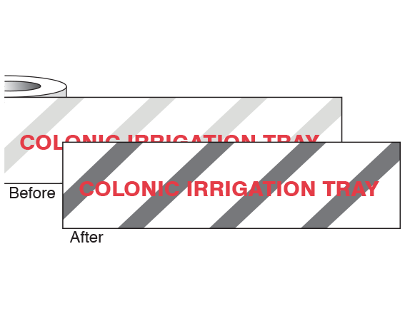 CS-133 Imprinted Identification Tape for Steam Autoclaves