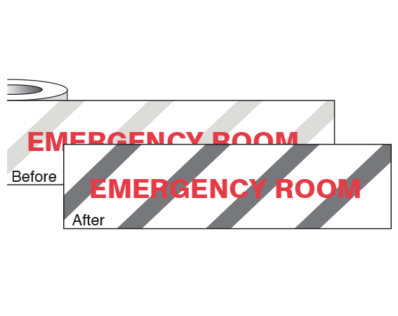CS-158 Imprinted Identification Tape for Steam Autoclaves