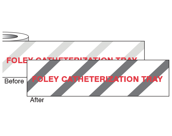 CS-168 Imprinted Identification Tape for Steam Autoclaves