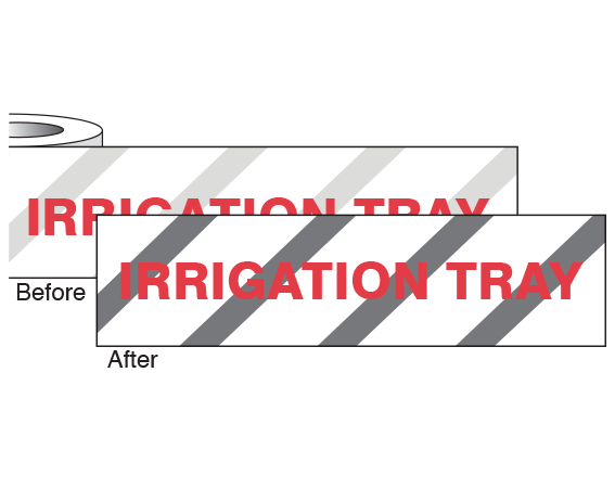 CS-196 Imprinted Identification Tape for Steam Autoclaves