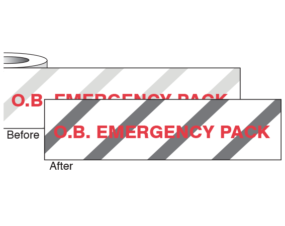 CS-222 Imprinted Identification Tape for Steam Autoclaves