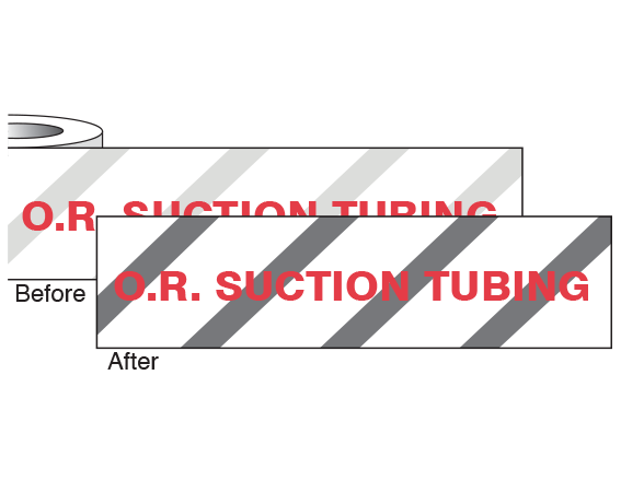 CS-226 Imprinted Identification Tape for Steam Autoclaves