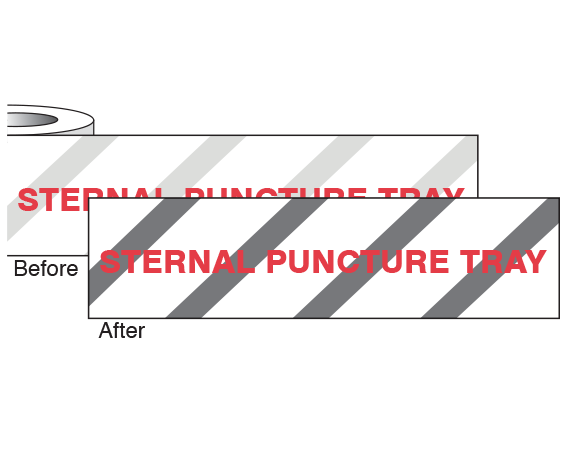 CS-257 Imprinted Identification Tape for Steam Autoclaves