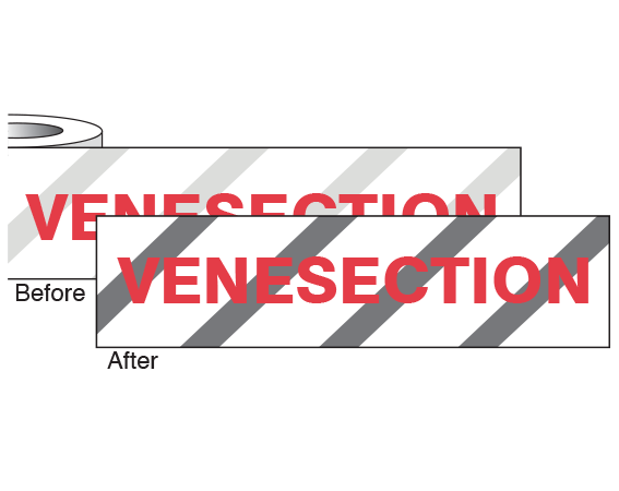 CS-287 Imprinted Identification Tape for Steam Autoclaves