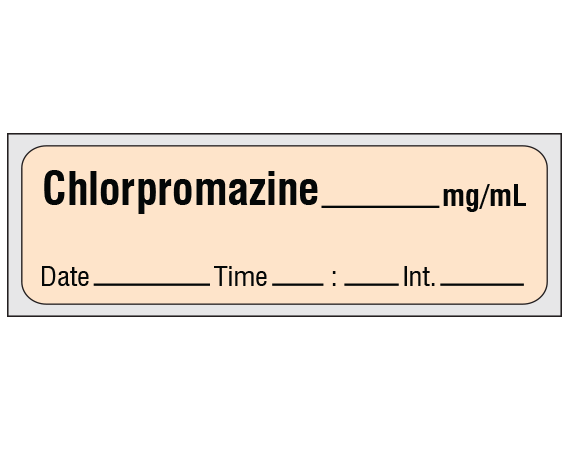 SA-261-DTI-PRE Anesthesia Drug Labels for Syringe Identification - Precut Form