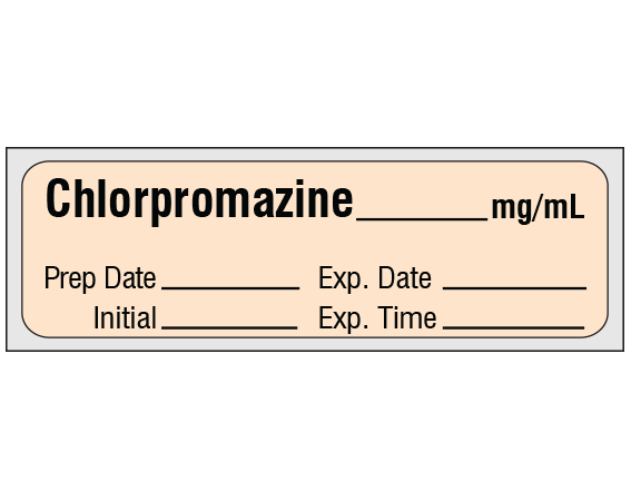SA-261-EXP-PRE Anesthesia Drug Labels for Syringe Identification - Precut Form