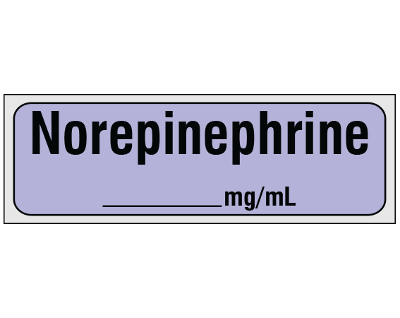 SA-2803-PRE Anesthesia Labels for Syringe Identification