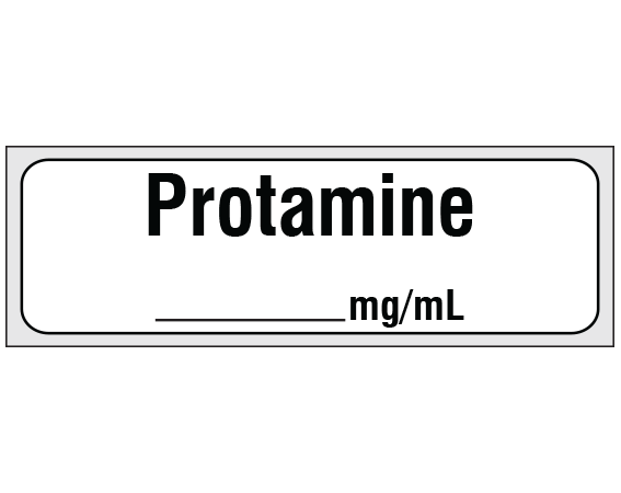 SA-328-PRE Anesthesia Drug Labels for Syringe Identification - Precut Form