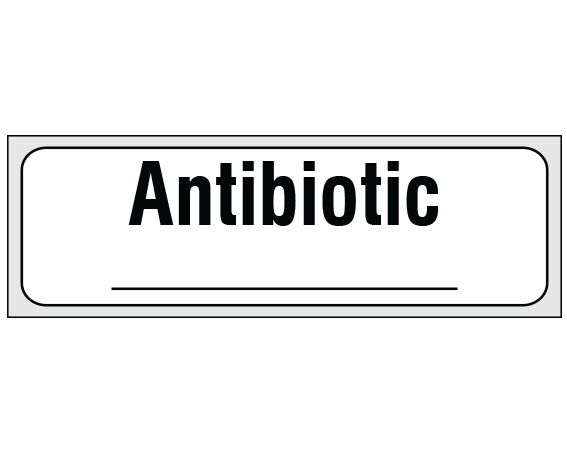 SA-329-PRE Anesthesia Drug Labels for Syringe Identification - Precut Form