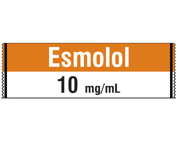 SA-332 Anesthesia Drug Labels for Syringe Identification - Tape Form