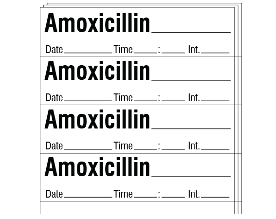 SAV-952-DTI-PK Anesthesia Drug Labels for Syringe Identification - Pack Form