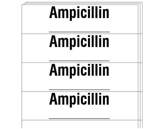 SAV-953-PK Anesthesia Drug Labels for Syringe Identification - Pack Form