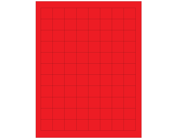 SLS-LASER-4 Laser Printer Labels for Microscope Slides - Red
