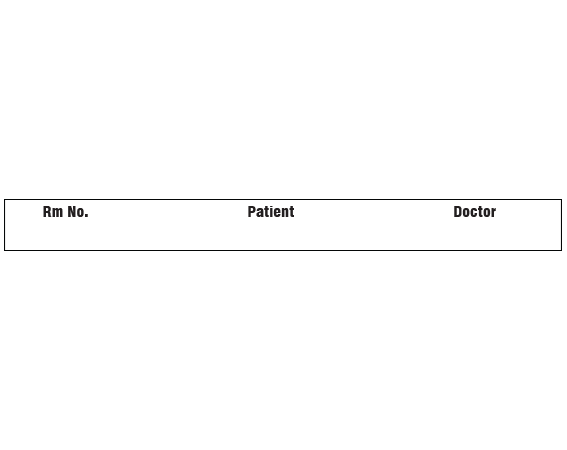 SNC-600-1 Color Coded Patient Chart Tapes - 1/2 Width