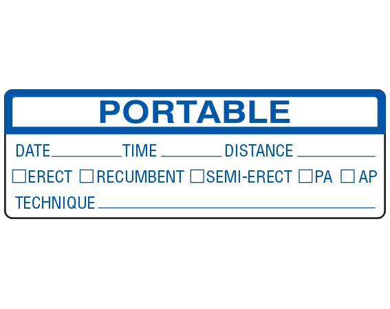 SX-80 X-Ray Portable Labels