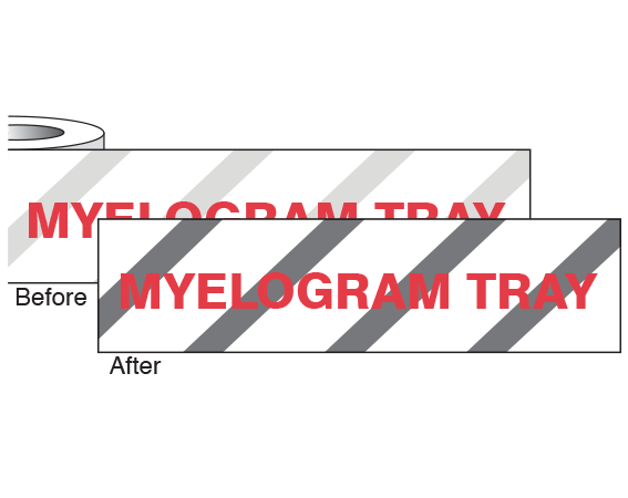 CS-216 Imprinted Identification Tape for Steam Autoclaves
