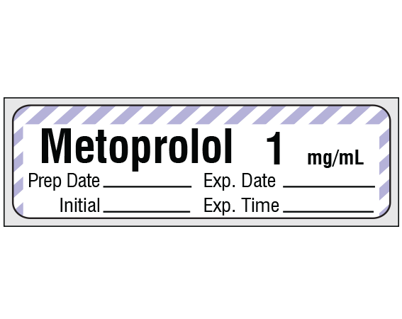 SA-2915-EXP-PRE Anesthesia Drug Labels for Syringe Identification - Precut Form