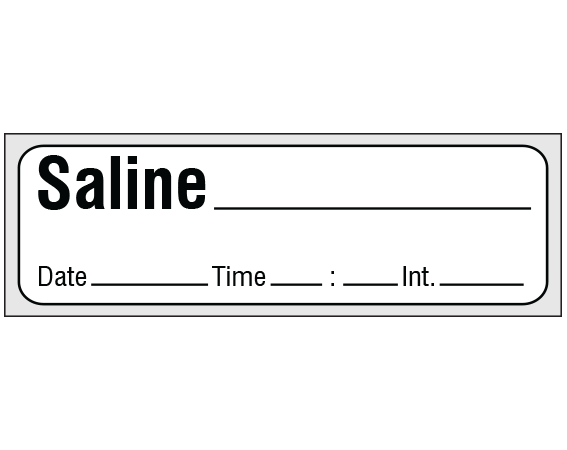 SA-3217-DTI-PRE Anesthesia Drug Labels for Syringe Identification - Precut Form
