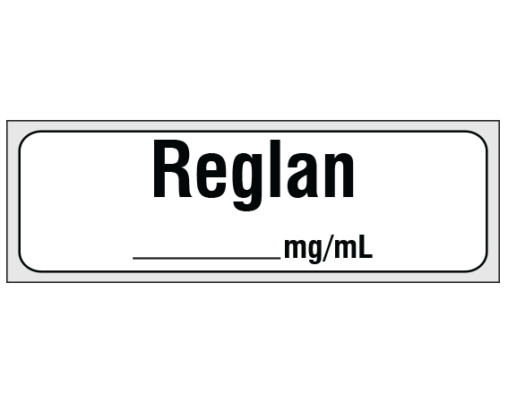 SA-3218-PRE Anesthesia Drug Labels for Syringe Identification - Precut Form