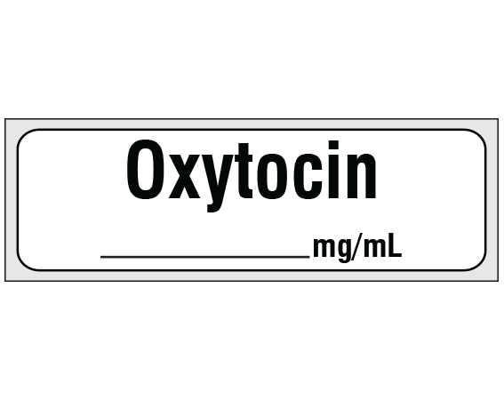 SA-323-PRE Anesthesia Drug Labels for Syringe Identification - Precut Form