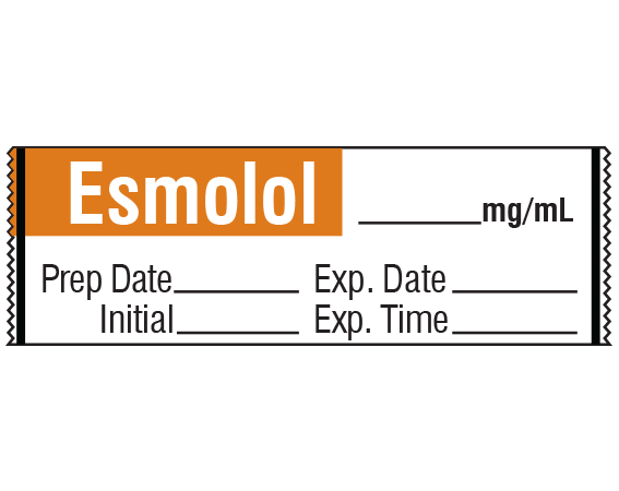 SA-331-EXP Anesthesia Drug Labels for Syringe Identification - Tape Form