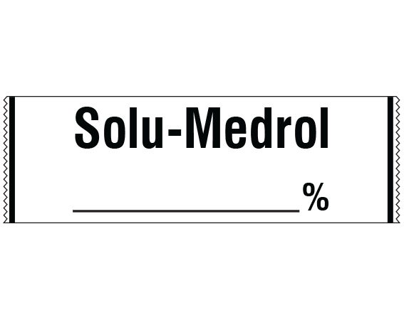 SA-49 Anesthesia Drug Labels for Syringe Identification - Tape Form