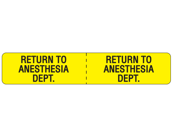 SA-500-PK Auxiliary Labels for Use in Surgical Settings