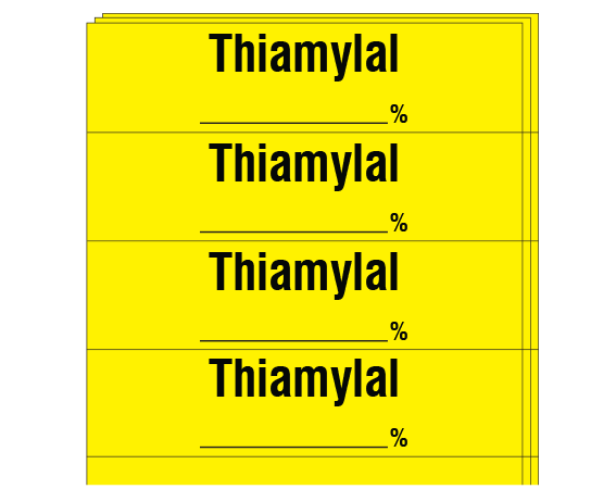 SA-63-PK Anesthesia Drug Labels for Syringe Identification - Pack Form