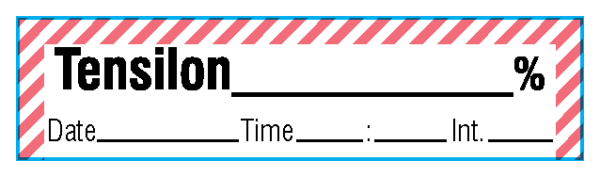 SA-2312-DTI-PK Anesthesia Drug Labels for Syringe Identification - Pack Form