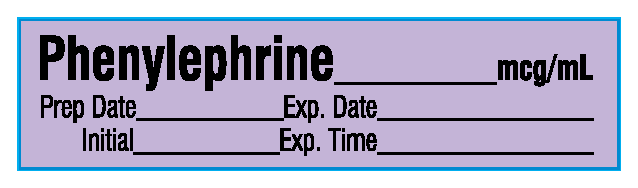 SA-2815-EXP-PK Anesthesia Drug Labels for Syringe Identification - Pack Form